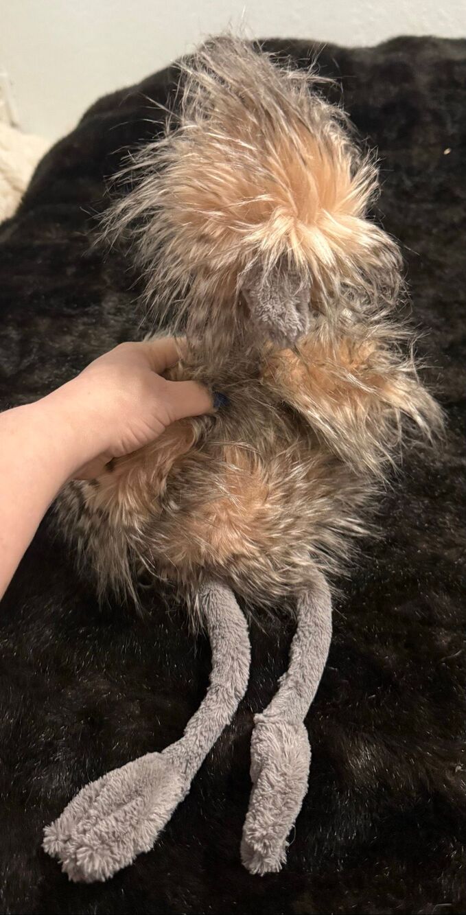 Jellycat Odette Ostrich 21" Plush Soft Stuffed Animal Fluffy Retired RARE & HTF